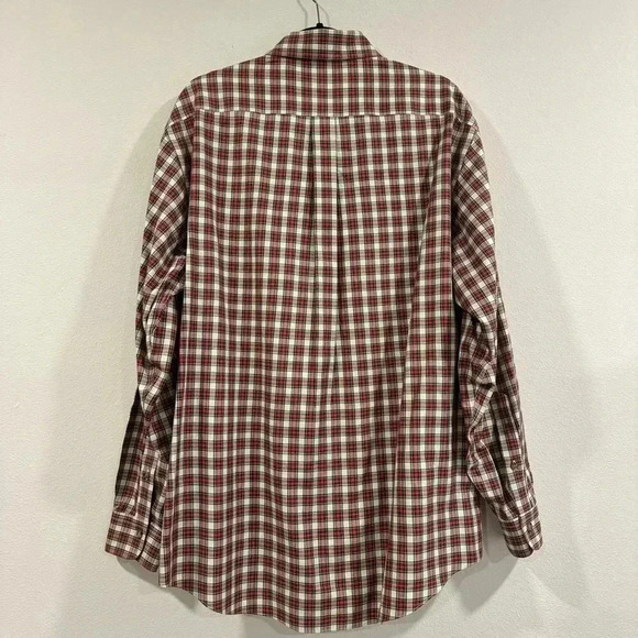 Brooks Brothers The Original Polo Shirt Plaid Regular Fit Non Iron L - Picture 3 of 9